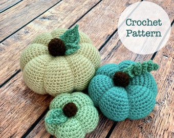 Pumpkin plush amigurumi PATTERN - Mix and Match Pumpkins