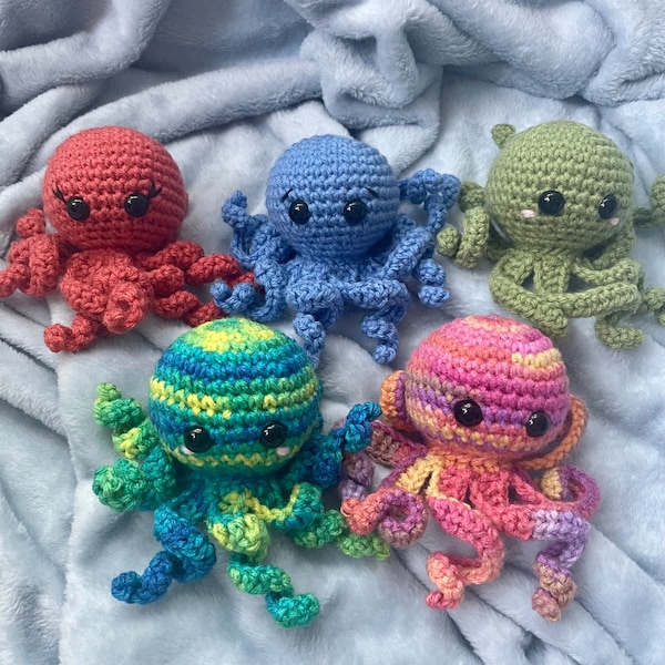 Octopus crochet amigurumi plush