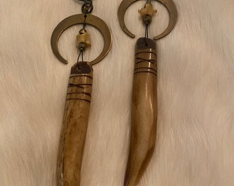 Antique bone bead daggers