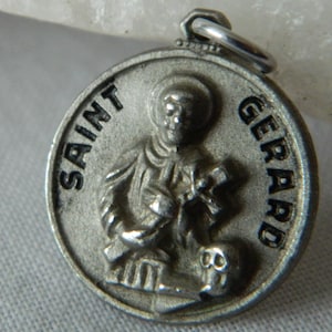Vintage Saint Gerard Majella Creed Medal #45
