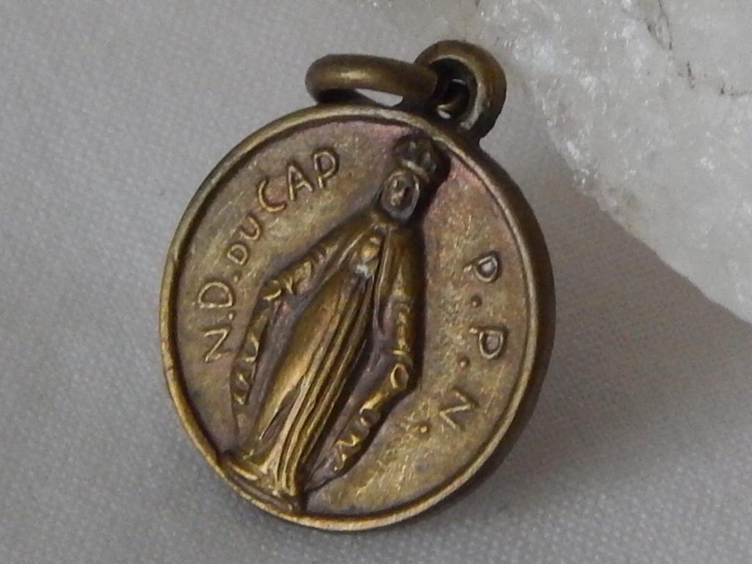 Vintage N.D Du Cap Our Lady of the Cape Medal #428 - Etsy