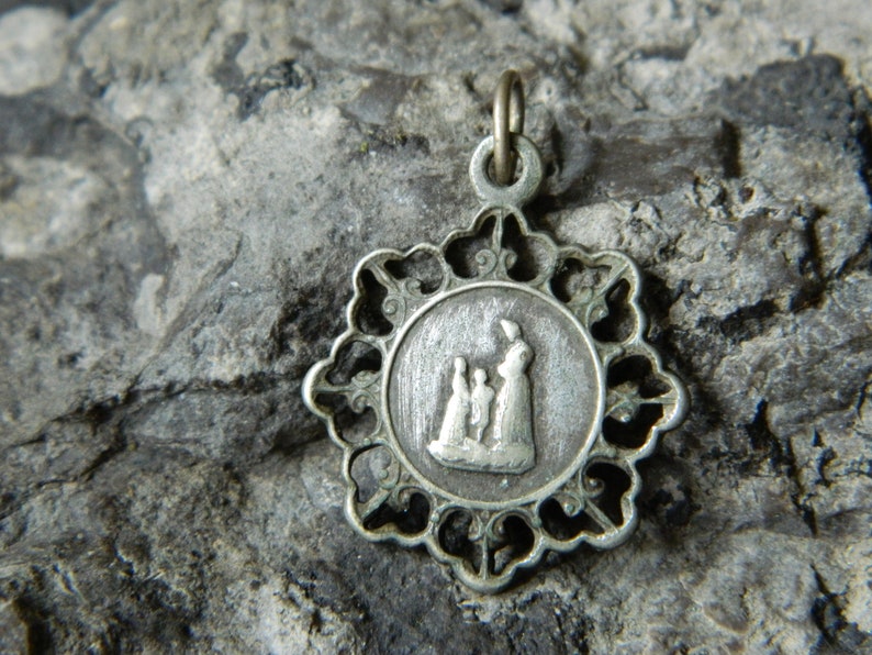 Antique Notre Dame de la Salette Religious Medal 89 Etsy