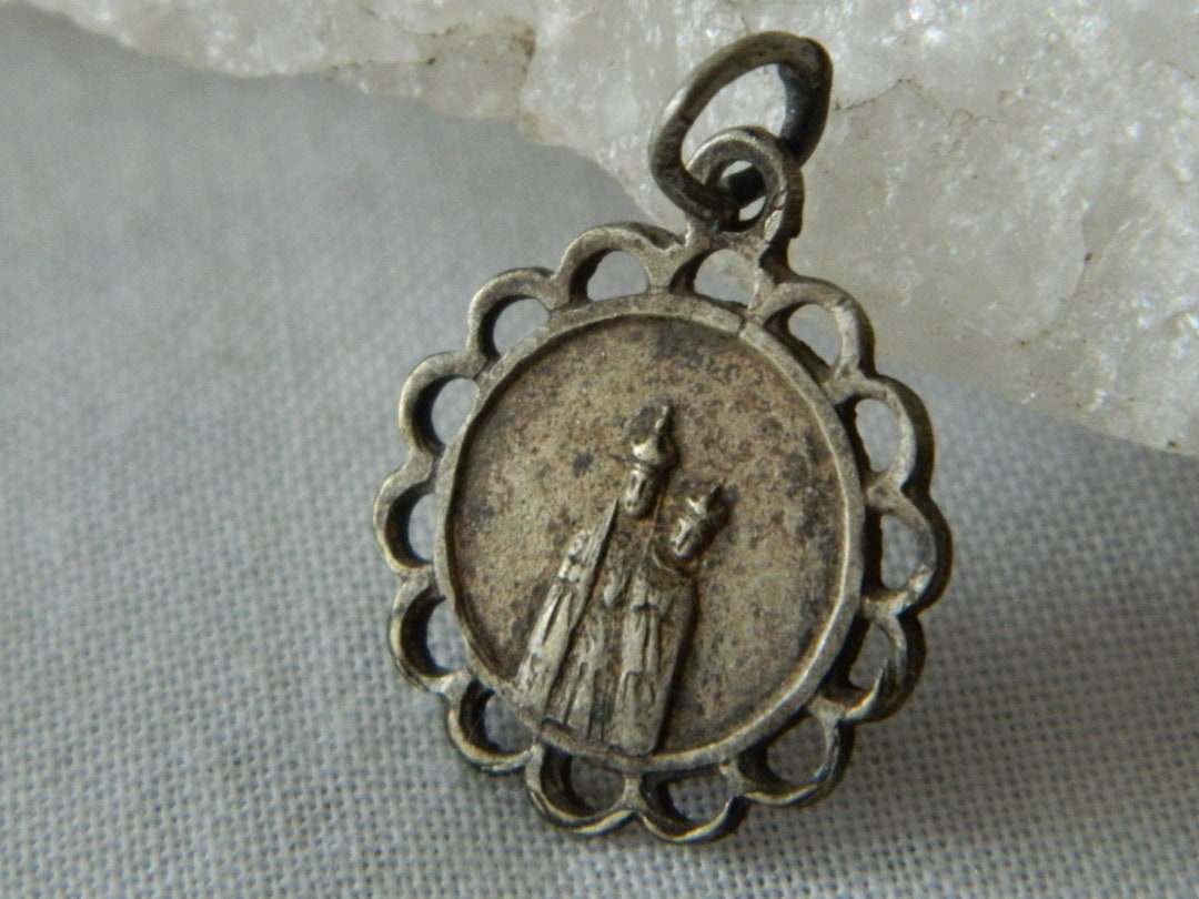 Antique Religious Notre Dame De Hal Medal, Souvenir De N. D. De Hal #7 ...