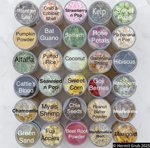 Choose Your Own Variety Pack | Hermit Crab Food | Hermit Grub