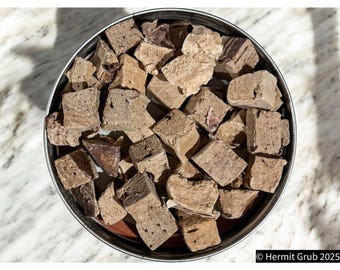 Hígado de bisonte / Alimento para cangrejos ermitaños / Larva de cangrejo ermitaño