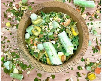 Mezclador de comida completa Eat Your Veggies / Comida para cangrejos ermitaños / Comida para cangrejos ermitaños