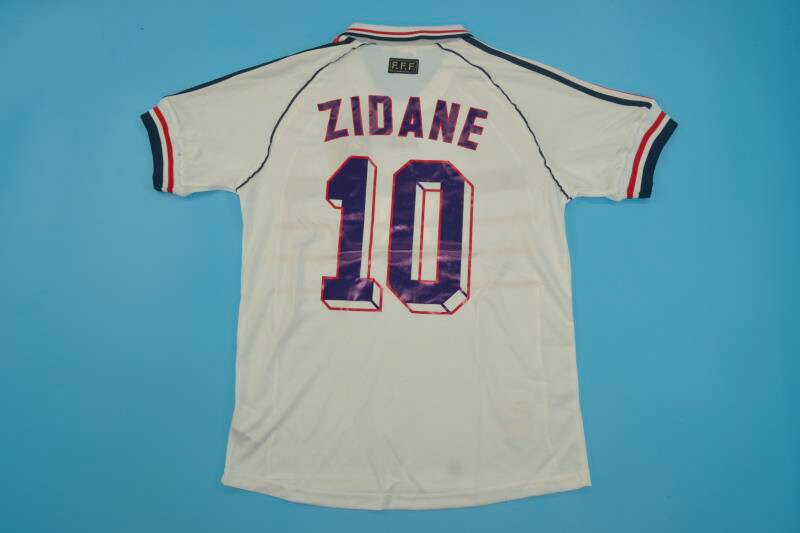 France 1998 World Cup Away Jersey Maillot Shirt Kit Zidane | Etsy