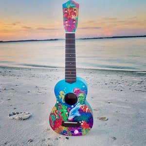 Under the Sea Hand Painted Ukulele - Etsy