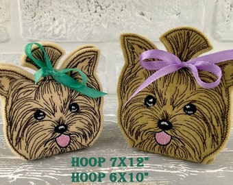 ITH  Felt  Box for gift or surprise  Puppy  Machine Embroidery Design for hoop 6x10, 7x12