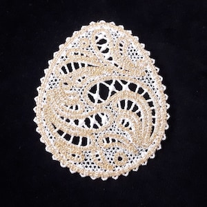FSL Easter Eggs - Free Standing Lace Instant Download Machine Embroidery Design 4x4 hoop