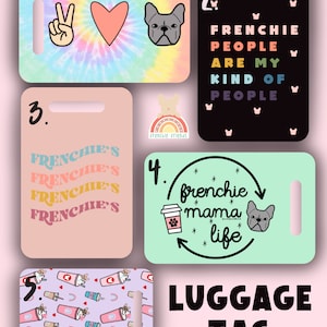 French Bulldog Luggage Tag