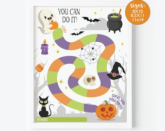Halloween Reward Chart for Kids DIGITAL | Behavior and Chore Chart Page | Printable File Instant Download B102