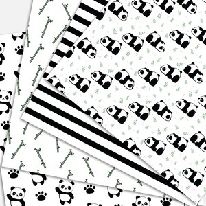 Panda Seamless Digital Paper | Panda Background Pattern | Scrapbook ...