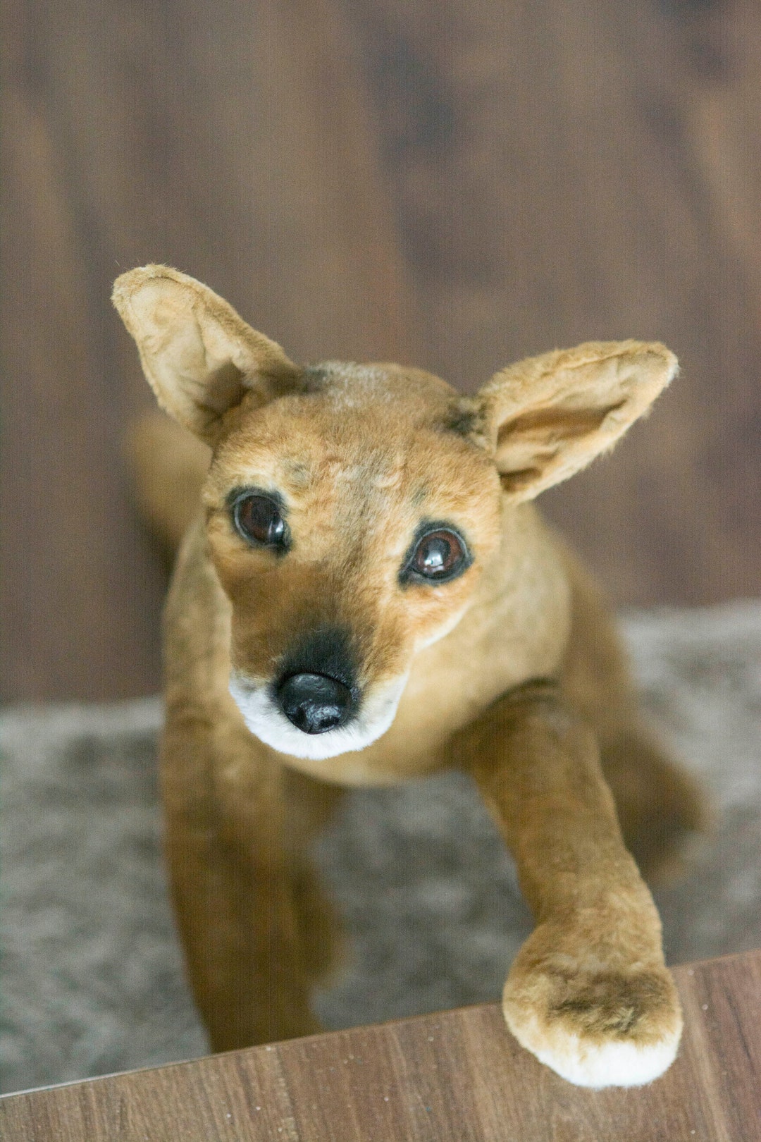 On Stock Realistic Dog Stuffed Plush Toy, Lifelike Dog Plushie