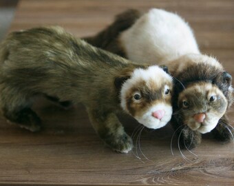 Realistic Ferret Plush - Etsy