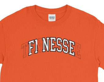 Orange Finesse Drake Shirt Distressed 