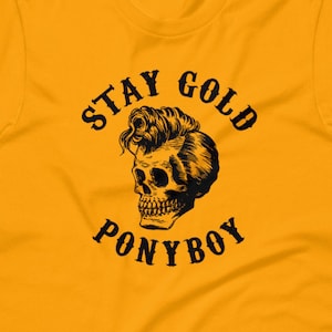 Stay Gold Ponyboy shirt - Outsiders book & movie fan tee - Unisex Short Sleeve Jersey T-Shirt