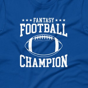 Camiseta de Campeón de Fútbol Fantástico - Varios colores - Gran camiseta para lucir ganando tu campeonato de liga FF - Camiseta Unisex de manga corta