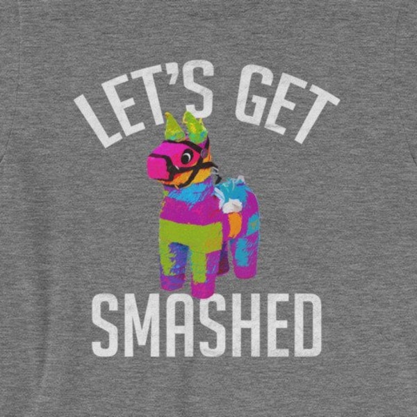 Let's Get Smashed - Funny Pinata shirt - Great for Cinco De Mayo - Your new favorite drinking shirt - Short-Sleeve Unisex T-Shirt