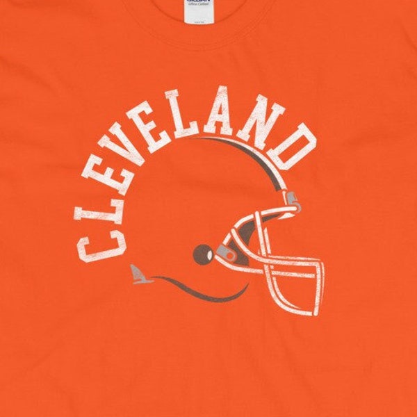 Cleveland Browns Football Helmet tee - Dawgpoung and Muni lot approved - Short Sleeve T-Shirt