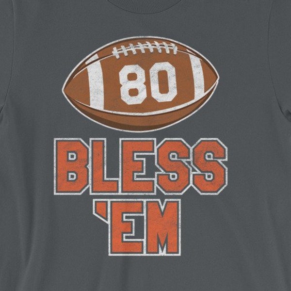 Bless Em T-shirt - Jarvis Landry - Vintage Cleveland Football Shirt - Short-Sleeve Unisex T-Shirt