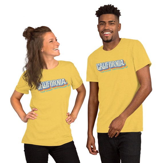 California Rainbow Pale Yellow Tee California Rainbow Pale Yellow Tee
