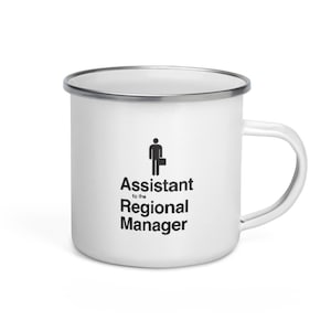 Assistant to the Regional Manager Enamel Mug - The Office Fan Gift