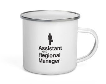 Assistant to the Regional Manager - Awesome gift for The Office fan - Funny Enamel Mug