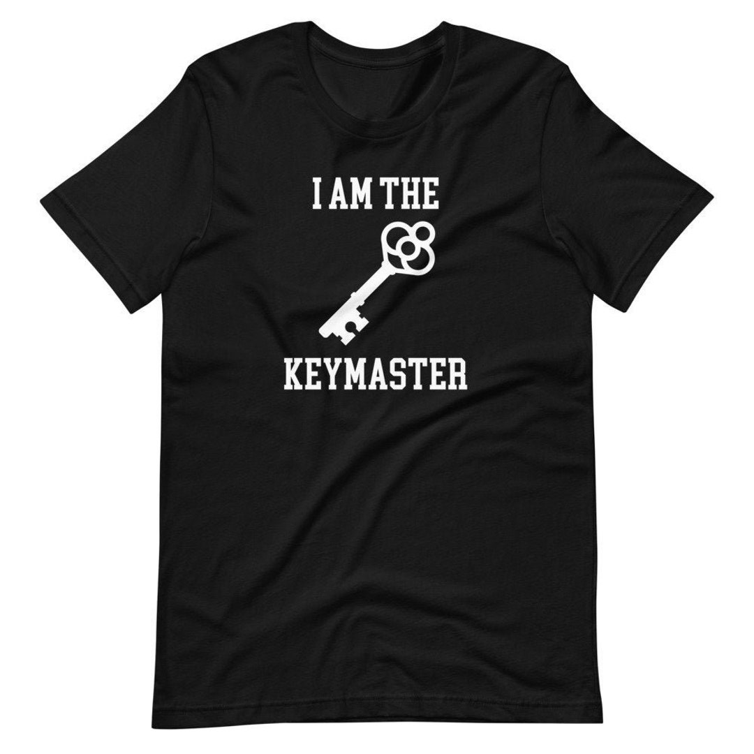 I Am the Keymaster, Funny Ghostbusters Inspired Shirt, Rick Moranis, Sigourney Weaver, Dana