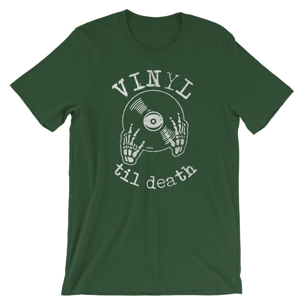 Vinyl Til Death Shirt - Record Album Collector Tee - Awesome Gift