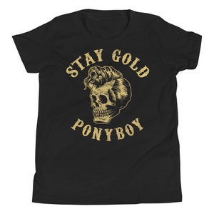 Stay Gold Ponyboy Youth shirt - Outsiders book & movie fan tee - Youth Short Sleeve T-Shirt