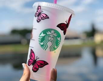 Butterfly Svg Starbucks Cup | Etsy