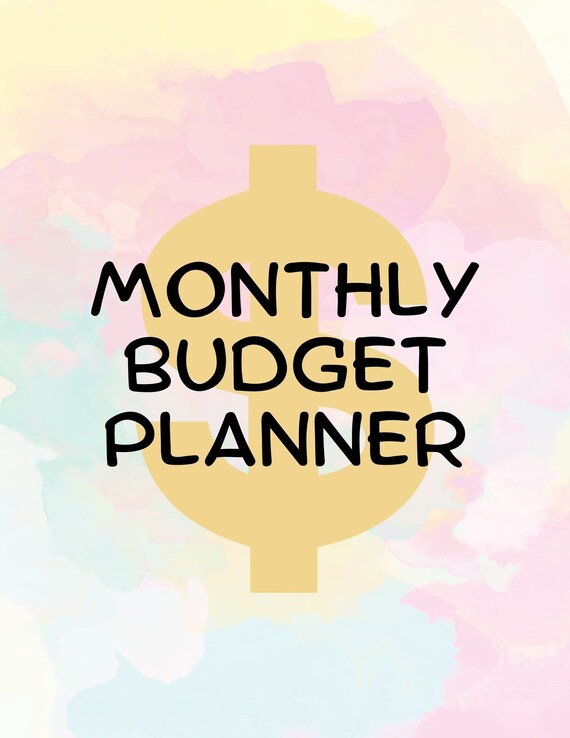 Budget Planner Etsy