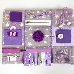 Dementia fidget toy, Activity mat for elderly, Alzheimer's gift, Autism Sensory Lap Mat, Calm anxiety, Busy hands activities, Senior Support