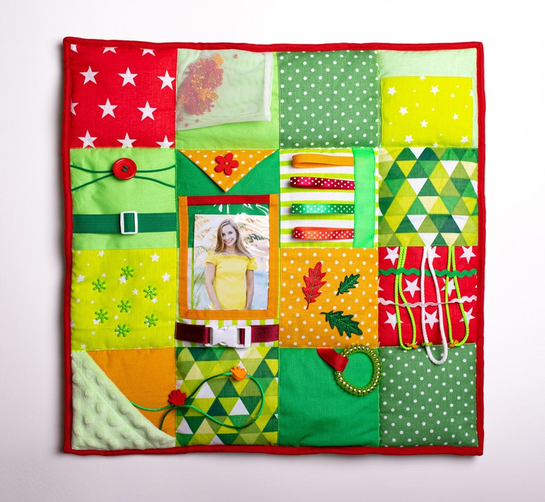 Dementia Fidget Blanket Alzheimer's Quilt Dementia Etsy