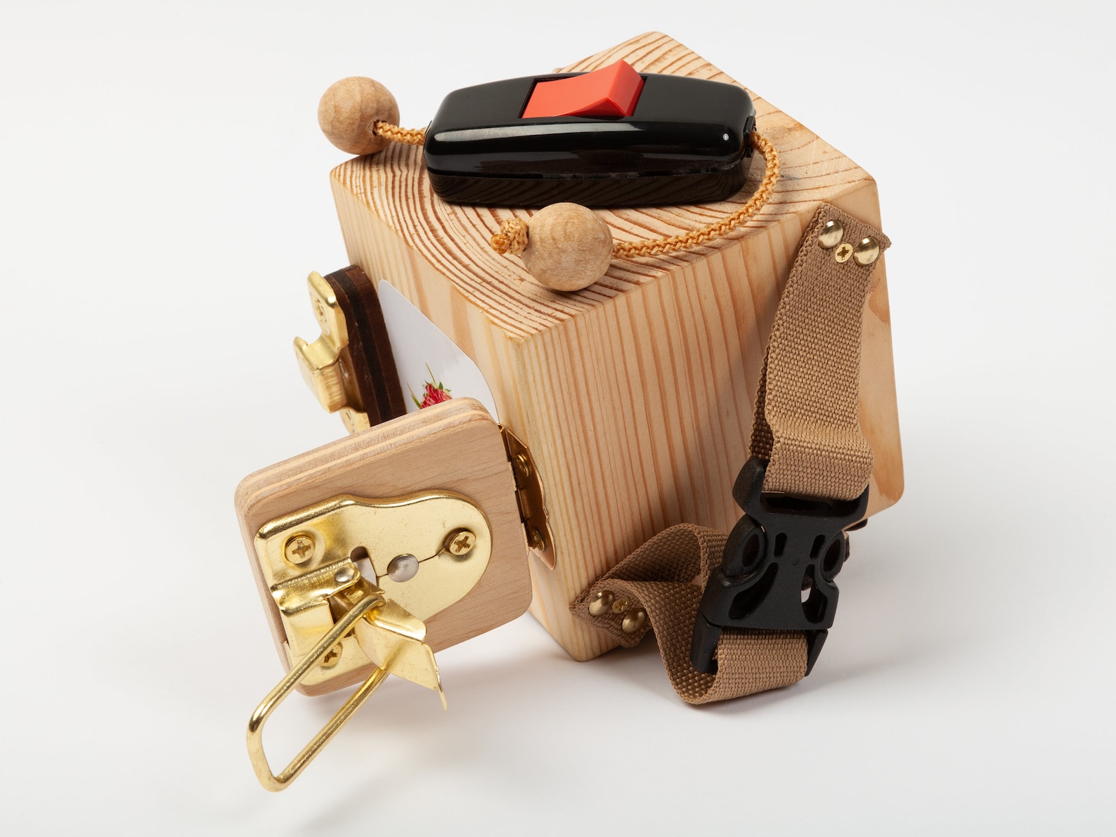 Big Wooden Busy Cube for Adults Sensory Dementia Fidget Toy Etsy