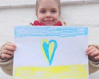 Ukrainian shop digital file, Pray for Ukrainian Children, Stand with Ukraine, Instant digital download jpg Ukraine, Solidarity with Ukraine