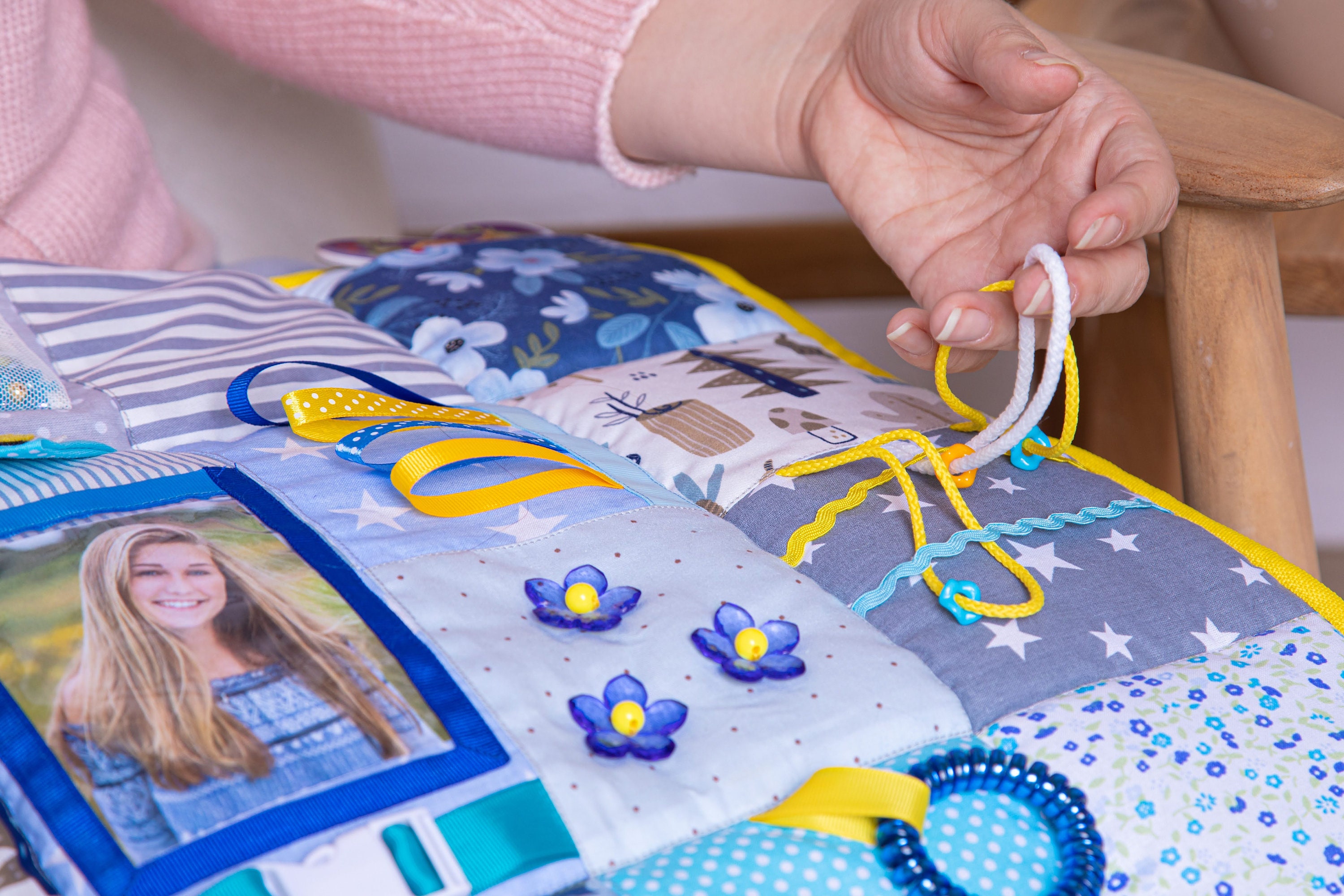 Big Fidget Blanket for Dementia Alzheimer's Quilt Blanket Etsy Australia