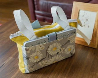 Rolstoeltas met ritsvakken, rollatoraccessoires, mobiliteitshulpmiddel, organizer voor elektrische rolstoel, rollatorhouder