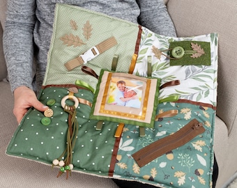 Manta antiestrés para personas con demencia para hombres, tapete de actividades para abuelos, regalo para personas con Alzheimer, regalos de terapia para manos ocupadas, actividades para residentes, ayuda para la ansiedad por TDAH