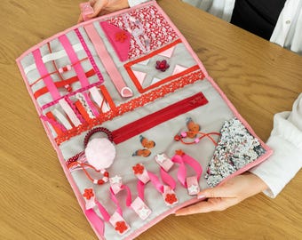 Dementia Busy Book - Fidget Blanket for Elderly, Sensory Activity Lap Mat, Alzheimers Sensory Quilt ADHD Occupational Therapy Elderly Gift