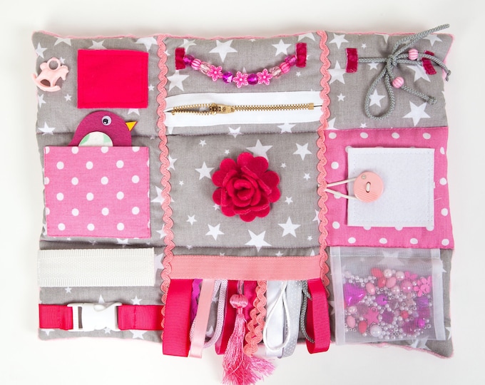 Busy Fidget Quilt, Activity Mat, Alzheimer's, Dementia, Autism, Special