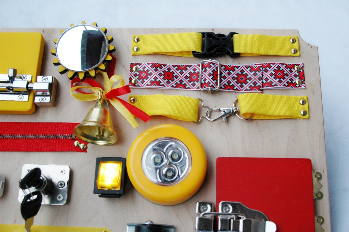 16 Dementia activities in one fidget board Memory care busy Etsy