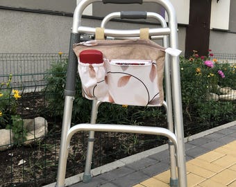 Rollstuhl-Seitentasche, Gehhilfe, Betreutes Wohnen, Besondere Bedürfnisse Zubehör Elektrorollstuhl, Walker, Rollatoren, Caddy Organizer Beutel Tote
