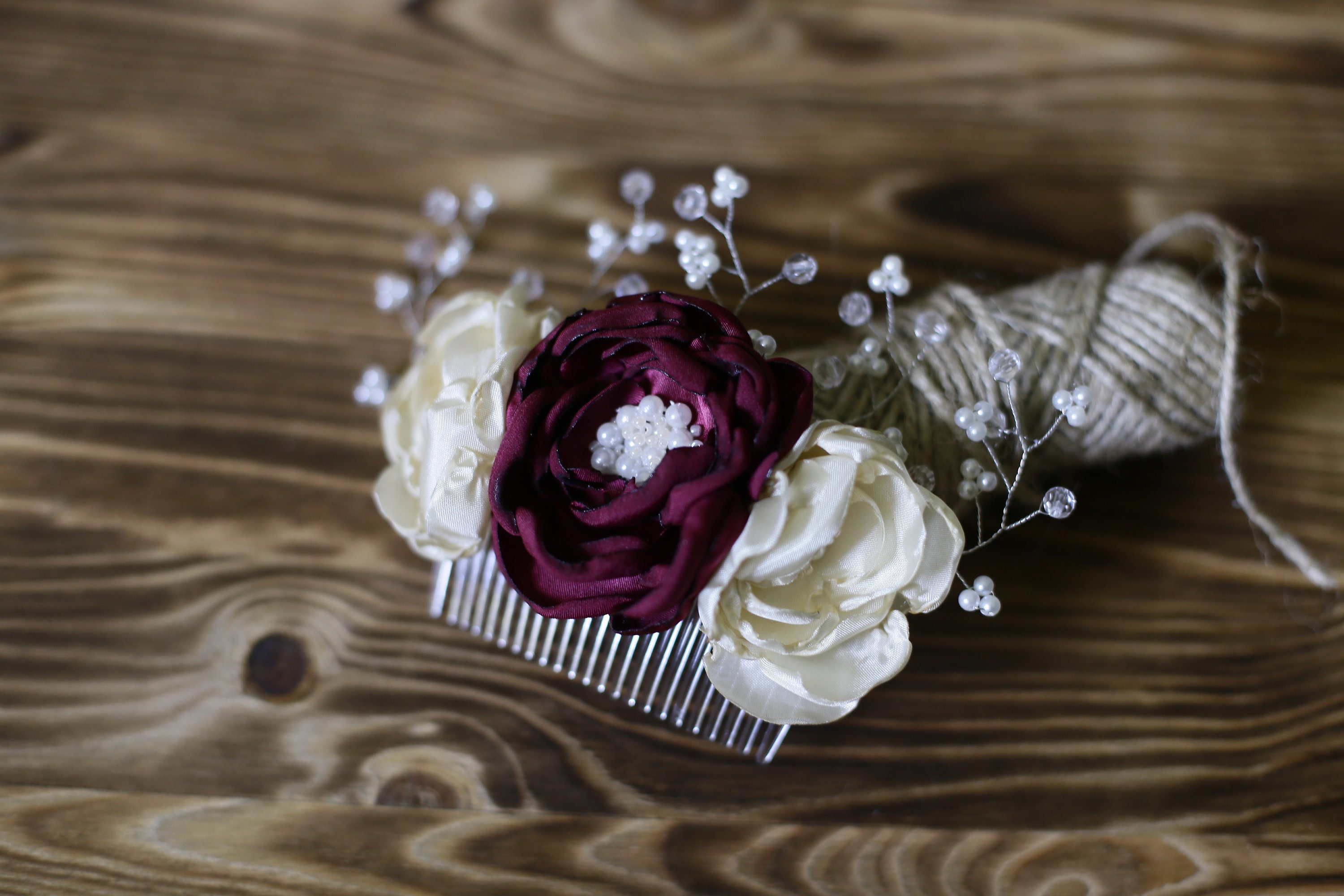 Hair Decoration Flowers in Hair Wedding Flowerswedding Hair Etsy UK