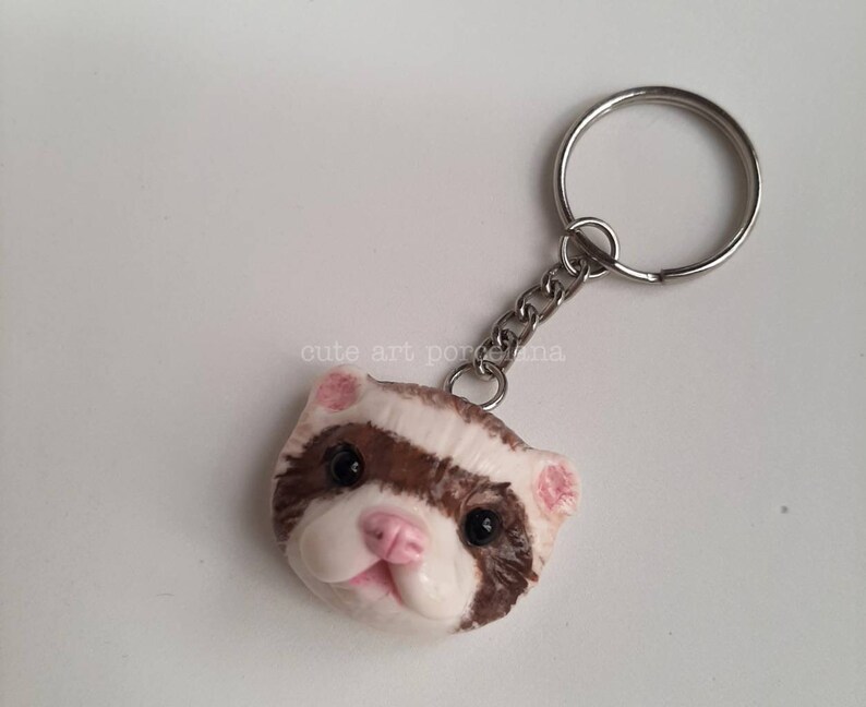 Custom Ferret Keychain Pet Loss Gifts for Ferret Lover and Etsy