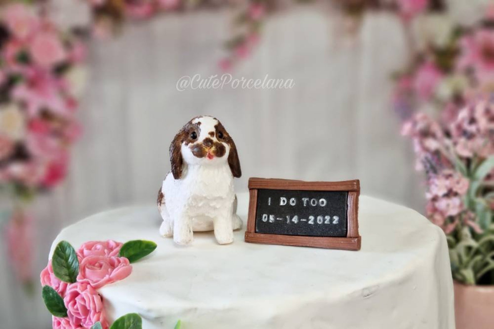 CUSTOM Dog Cake Topper Custom Dog Polymer Clay Pass Away Pet Etsy