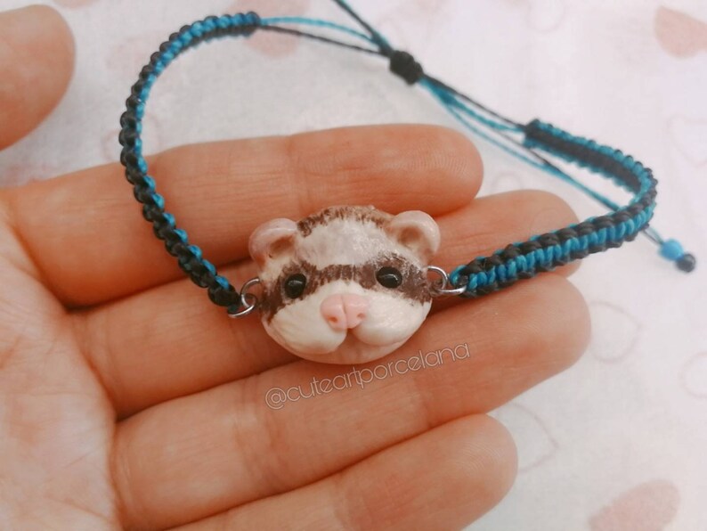 CUSTOM Ferret Bracelet Adjustable Bracelet Ferret Pet Custom Etsy