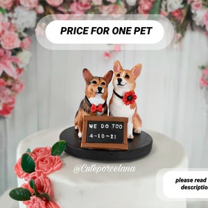 CUSTOM Dog cake topper, custom pet decor, dog Lovers gifts, personalized ornament dog, custom Dog sculpture, dog memorial gifts