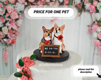 CUSTOM Dog cake topper, custom pet decor, dog Lovers gifts, personalized ornament dog, custom Dog sculpture, dog memorial gifts